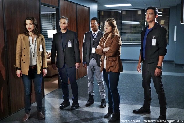 (Left-right) Clara Seger (Alana De La Garza), Unit Chief Jack Garrett (Gary Sinise), Russ "Monty" Montgomery (Tyler James Williams), Mae Jarvis (Annie Funke) and Matt Simmons (Daniel Henney) comprise the International Repsonse Unit, the FBI division at the heart of the upcoming drama series, CRIMINAL MINDS: BEYOND BORDERS, which premieres Wednesday, March 2 (10:00-11:00 PM, ET/PT) on the CBS Television Network. The IRT is tasked with solving crimes and coming to the rescue of Americans who find themselves in danger while abroad. Photo: Richard Cartwright/CBS ÃÂ©2015 CBS Broadcasting, Inc. All Rights Reserved